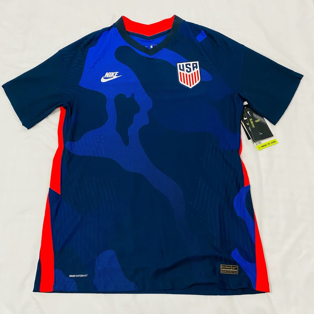 Nike USA 2020 Vapor Match Away Vaporknit Soccer Jersey CD0603-475 Men's Size M